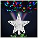 Puntale Proiettore LED Albero di Natale Forma Stella Silver Effetti di Luce RGB - Foto miniatura 1