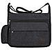 Borsa Tote Da Viaggio In Tela Con Tasche Multiple Black - Foto miniatura 1