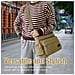 Borsa Tote Da Viaggio In Tela Con Tasche Multiple Black - Foto miniatura 4