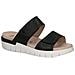 Black Nappa Casual Open Sandals Sandali Pelle Scarpe Donna Nero Eu 39, 9-27200-42-022 - Foto miniatura 1