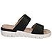 Black Nappa Casual Open Sandals Sandali Pelle Scarpe Donna Nero Eu 39, 9-27200-42-022 - Foto miniatura 3