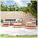 Set Divani Giardino 7 Pz Con Cuscini Legno Massello Di Douglas - Foto miniatura 1