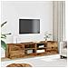 Mobili Porta Tv 2 Pz Legno Vecchio 80x35x36,5 Cm In Truciolato - Foto miniatura 3