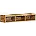 Mobile Tv A Parete 100x30x19 Cm Legno Grezzo Massello Di Mango - Foto miniatura 3