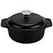 Victoria 34894 Forno Olandese Induzione Ghisa Smaltata 20cm, Pentola 1,9l Senza Ptfe E Pfoa  Nero - Foto miniatura 1