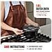 Victoria 34894 Forno Olandese Induzione Ghisa Smaltata 20cm, Pentola 1,9l Senza Ptfe E Pfoa  Nero - Foto miniatura 7