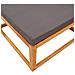 Poggiapiedi Giardino con Cuscino 65x65x29 Legno Massello Acacia - Foto miniatura 7