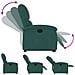 Poltrona Alzapersona Reclinabile Verde Scuro in Tessuto - Foto miniatura 7