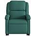 Poltrona Alzapersona Reclinabile Verde Scuro in Tessuto - Foto miniatura 9