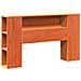 Giroletto senza Materasso Marrone Cera 150x200 cm Legno di Pino - Foto miniatura 8