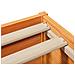 Giroletto senza Materasso Marrone Cera 150x200 cm Legno di Pino - Foto miniatura 9
