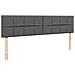 Struttura Letto Pouf con Materasso 160x200 cm in Tessuto - Foto miniatura 9