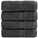 Asciugamani Premium SOLUND 4 pz Antracite 30x30 cm 600 g/m² - Foto miniatura 1