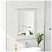 Specchio VIGO Bianco 55.5 x 5 x 70 cm Legno di pino massello - Foto miniatura 3