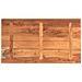 Piano Tavolo 110x50x2,5cm Rettangolare Legno Massello Acacia - Foto miniatura 5