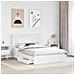 Letto con Contenitore Bianco 140 x 200 cm Legno multistrato - Foto miniatura 3