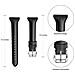 Cinturino In Pelle A Forma Di T Con Vita Sottile Compatibile Con Garmin Venu 3s /huawei Gt4/5/6 41mm / 42mm Black - Foto miniatura 2