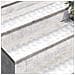 Dischi Quadrati 2 pcs Argento 100 x 20 cm Alluminio - Foto miniatura 3