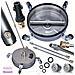 Set Di Accessori Per Pulizia Compatibile Con Idropulitrice Kärcher K2-k7 - Spazzola T-racer Mosmatic, Adattatore Bayonet 1/4"", 275 Bar, Acciaio Inox - Foto miniatura 1