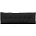Cuscino per Schiena Nero 160 x 50 cm Tessuto in Cords - Foto miniatura 6