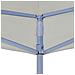 Tenda Party Crema 291 x 291 x 315 cm Tessuto Oxford - Foto miniatura 4