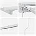 Cornice per Tenda Manuale con LED Bianco 4 × 3,5 m Alluminio - Foto miniatura 6