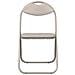 Sedia pieghevole 8 pcs Sabbia 48 x 43,5 x 81 cm Pelle Sintetica - Foto miniatura 5