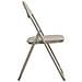 Sedia pieghevole 8 pcs Sabbia 48 x 43,5 x 81 cm Pelle Sintetica - Foto miniatura 6