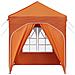 Tenda per feste a pop-up 192 x 192 x 245 cm Arancione - Foto miniatura 7