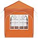 Tenda per feste a pop-up 192 x 192 x 245 cm Arancione - Foto miniatura 8