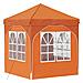 Tenda per feste a pop-up 192 x 192 x 245 cm Arancione - Foto miniatura 9