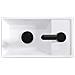 Lavabo da bagno Nero Opaco 40,5 x 22,5 x 11,5 cm Metallo - Foto miniatura 8