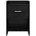 Comodini 2 pcs Rovere Nero 40 x 30 x 60 cm Legno ingegnerizzato - Foto miniatura 4