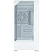 P40 Prism White Midi Tower Bianco - Foto miniatura 11