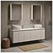Set di Armadi da Bagno 5 pcs Bianco Legno ingegnerizzato - Foto miniatura 4
