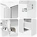 Set di Armadi da Bagno 5 pcs Bianco Legno ingegnerizzato - Foto miniatura 9