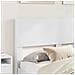 Struttura del letto con stoccaggio e testata Bianco - Foto miniatura 2