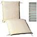 CUSCINO per LETTINO 200X65 cm PAPILLON POLY 250 gr Double Face BEIGE RIGATO - Foto miniatura 1