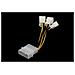 33341A, 3 pin, 4 pin, Maschio / maschio, Nero, Bianco, Giallo - Foto miniatura 2