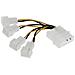 33341A, 3 pin, 4 pin, Maschio / maschio, Nero, Bianco, Giallo - Foto miniatura 3