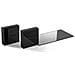 Sistema Copricavi con Mensola Ghost Cubes Shelf Portata Max 3 Kg colore Nero - Foto miniatura 4