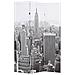Paravento Pieghevole 120x170 cm Stampa New York Bianco e Nero - Foto miniatura 1