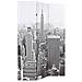 Paravento Pieghevole 120x170 cm Stampa New York Bianco e Nero - Foto miniatura 3
