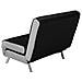 Divano Letto Singolo In Tessuto Nero Farris - Foto miniatura 5