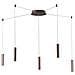 Plafoniera Led Candle Bronzo 5x7w 1900lm 4000k 20x400x22cm - Foto miniatura 2