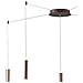 Plafoniera Led Candle Bronzo 5x7w 1900lm 4000k 20x400x22cm - Foto miniatura 1