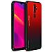 Cover Rigida Per Oppo A5 2020 / A9 2020 Sottile Con Design Lucido Rosso Sfumato - Foto miniatura 3