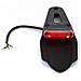 Parafango Posteriore Led Rosso Moto Motocross Universale Faro Enduro Omologato - Foto miniatura 3