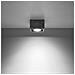 Downlight A Plafone Square Incasso Grigio Chiaro Gu10 - Foto miniatura 9
