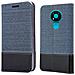 Custodia Compatibile Con Nokia 3.4 In Blu Scuro Nero - Coperchio Protettiva Con Chiusura Magnetica, Funzione Stand E Tasca Per Le Carte - Foto miniatura 8